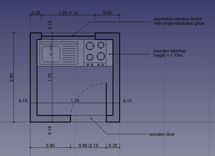 freecad 2d drafting