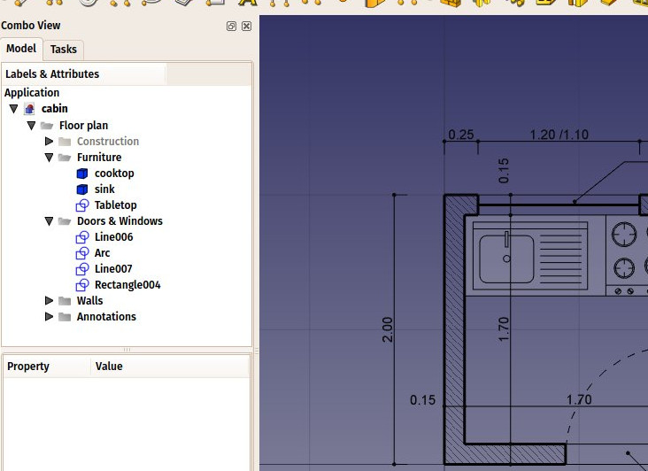 freecad 2d drafting