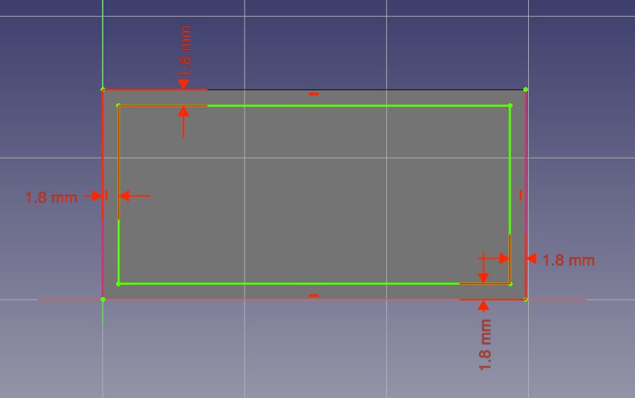 the constrained internal rectangle